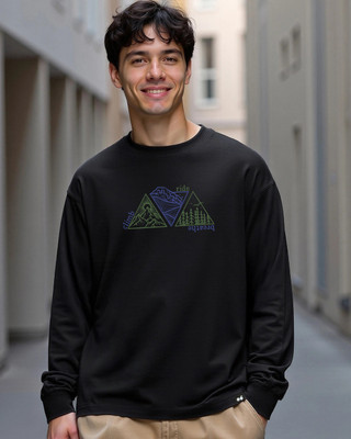 BEWAKOOF Graphic Print Men Round Neck Black T-Shirt