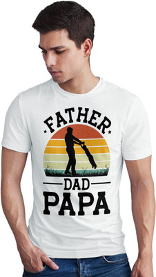 Seek Buy Love Printed Men Round Neck White T-Shirt