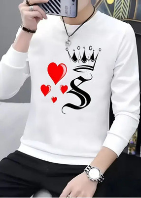 VGEnterprises Printed Men Round Neck White T-Shirt