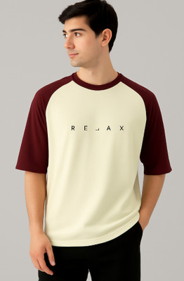 UrGear Printed Men Round Neck White T-Shirt