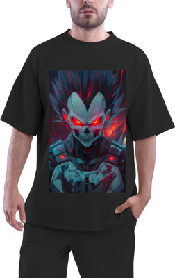 INKFUSE Graphic Print Men Round Neck Black T-Shirt