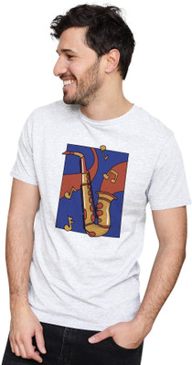 GPGARMENTSS Printed Men Round Neck Multicolor T-Shirt