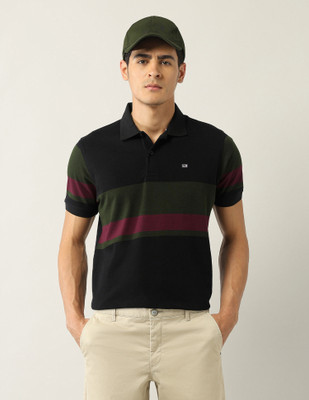 Arrow Sport Colorblock Men Polo Neck Multicolor T-Shirt