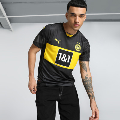 PUMA Printed Men Crew Neck Black T-Shirt