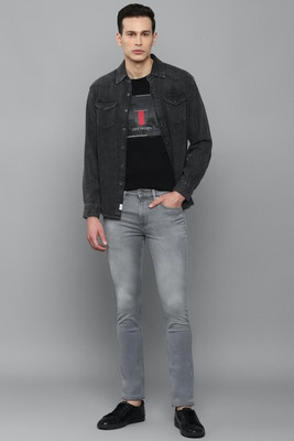 Louis Philippe Sport Solid Men Round Neck Black T-Shirt