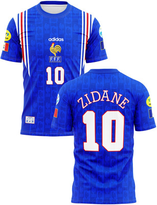 IZON Printed Men Round Neck Blue T-Shirt