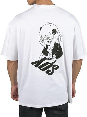 GLITO Printed Men Round Neck White T-Shirt
