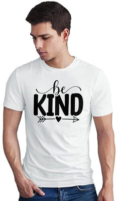 PD CLORI Graphic Print Men Round Neck White T-Shirt