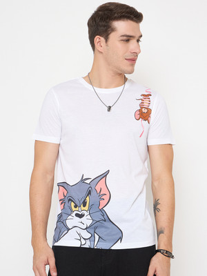 WEAR YOUR MIND Graphic Print Men Round Neck White T-Shirt