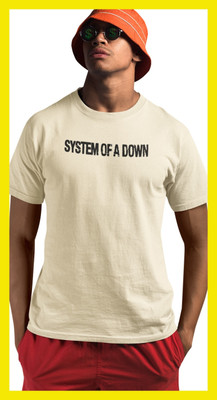 Streetfluencer Solid Men Round Neck Beige T-Shirt
