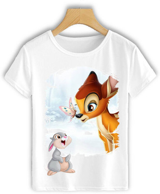 HamsaMART.com Printed Men Round Neck White T-Shirt