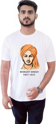 DAKU FASHION Printed Men Round Neck Multicolor T-Shirt