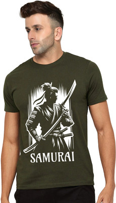 Yilden Printed, Typography Men Round Neck Dark Green T-Shirt