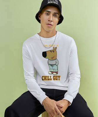 BEWAKOOF Graphic Print Men Round Neck White T-Shirt