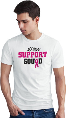 Seek Buy Love Typography Men Round Neck White T-Shirt