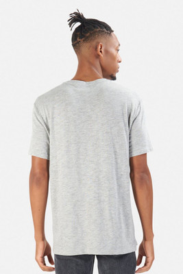 ADDYLIFESTYLE Graphic Print Men Round Neck Grey T-Shirt