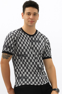 sti Printed Men Round Neck Multicolor T-Shirt