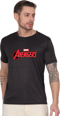 ARTIYAN Graphic Print Men Round Neck Black T-Shirt