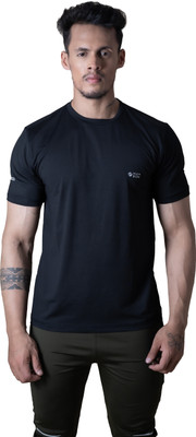 MANBOW Solid Men Round Neck Multicolor T-Shirt