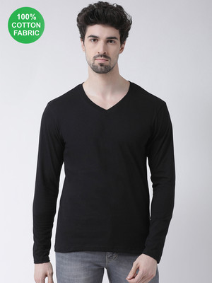 FRISKERS Graphic Print Men V Neck Black T-Shirt