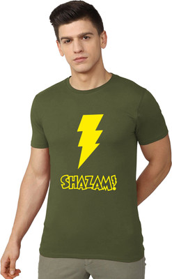 RULEDBYSUN Printed Men Round Neck Green T-Shirt