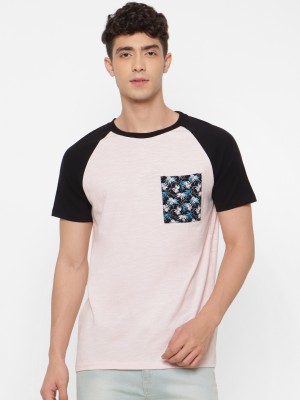 FOREVER 21 Graphic Print Men Round Neck Pink T-Shirt