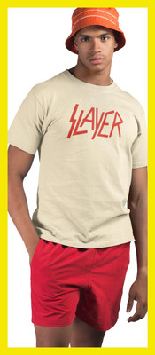 Streetfluencer Graphic Print Men Round Neck Beige T-Shirt