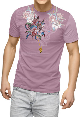 dhaari by unique creation Printed Men Round Neck Multicolor T-Shirt