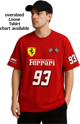 goodsign Printed Men Round Neck Red T-Shirt