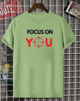 UDI n ADI Printed Men Round Neck Light Green T-Shirt