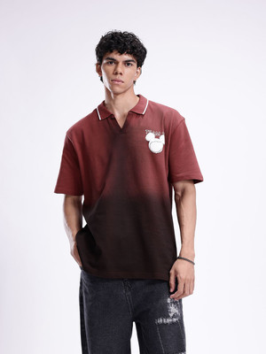Kook N Keech Colorblock Men Polo Neck Multicolor T-Shirt