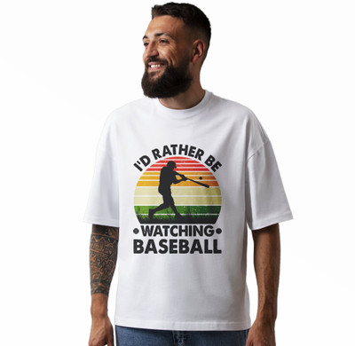 Seek Buy Love Printed Men Round Neck White T-Shirt