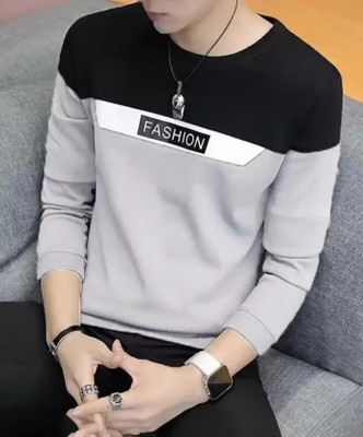 TBUG Self Design Men Round Neck Multicolor T-Shirt