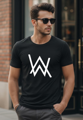 Uniplanet Store Printed Men Round Neck Black T-Shirt