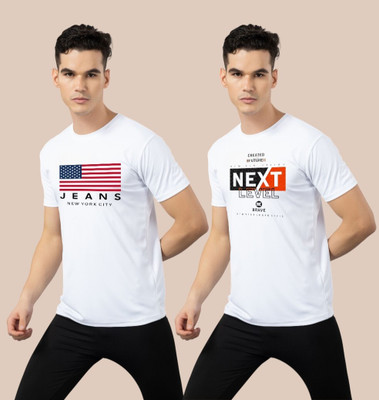 Berlin Graphic Print Men Round Neck White T-Shirt