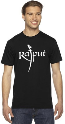 Dealvars Graphic Print, Typography Men Round Neck Black T-Shirt