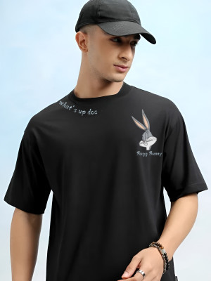 ROYAL STANCE OG Graphic Print Men Round Neck Black T-Shirt