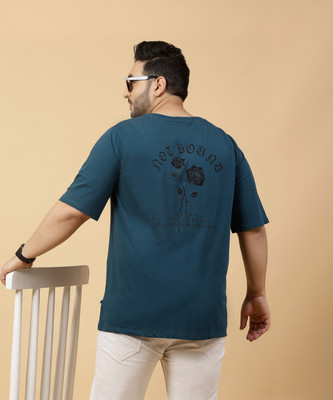 RIGO Printed Men Round Neck Green T-Shirt