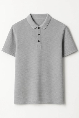 BALKRISHNA FASHION Solid Men Round Neck Grey T-Shirt