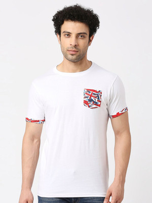 Pepe Jeans Printed Men Round Neck White T-Shirt