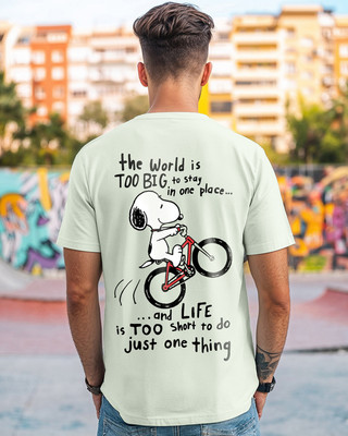 BEWAKOOF Graphic Print Men Round Neck Green T-Shirt