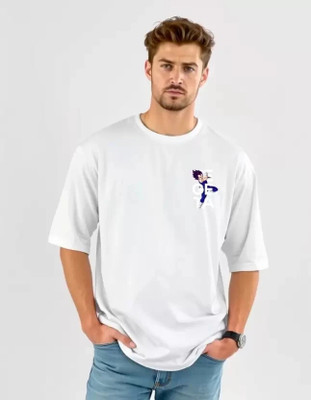 Aditienterpries Typography Men Round Neck White T-Shirt