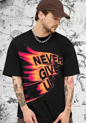 Majexic Printed Men Round Neck Multicolor T-Shirt