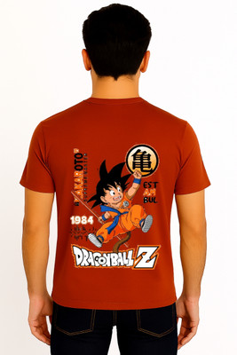PRILOOM Graphic Print Men Round Neck Red T-Shirt