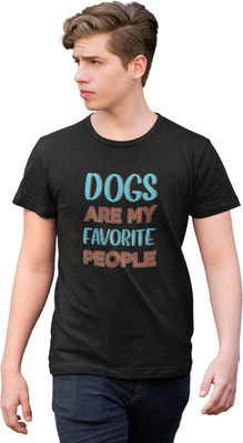 HopOffer Typography Men Round Neck Black T-Shirt