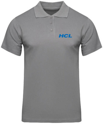 PrintHolic Printed Men Round Neck Grey T-Shirt