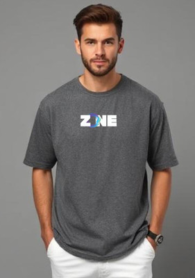 UrGear Graphic Print Men Round Neck Grey T-Shirt