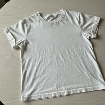 Sample Solid Men Round Neck White T-Shirt
