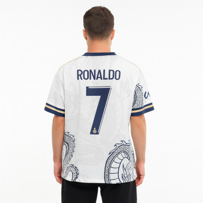 yclothy Printed Men Round Neck White T-Shirt
