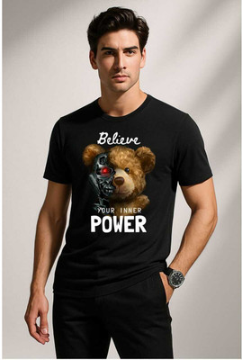 mssports Printed Men Round Neck White T-Shirt